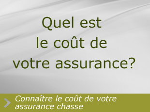 cout assurance chasse